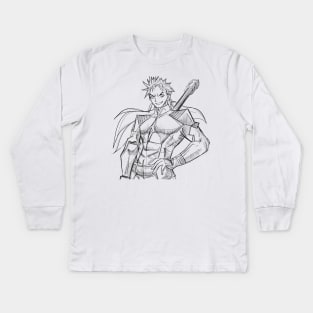 the lancer in ancient champion Kids Long Sleeve T-Shirt